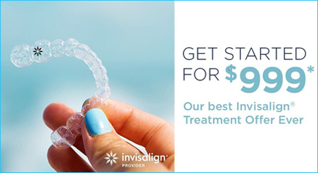 Get started for $999 invisalign treatment offer